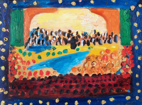 Painting by Artlark student, Linda Ford